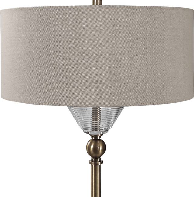 Highland Holly Brass Floor Lamp - Thumbnail - Image 2