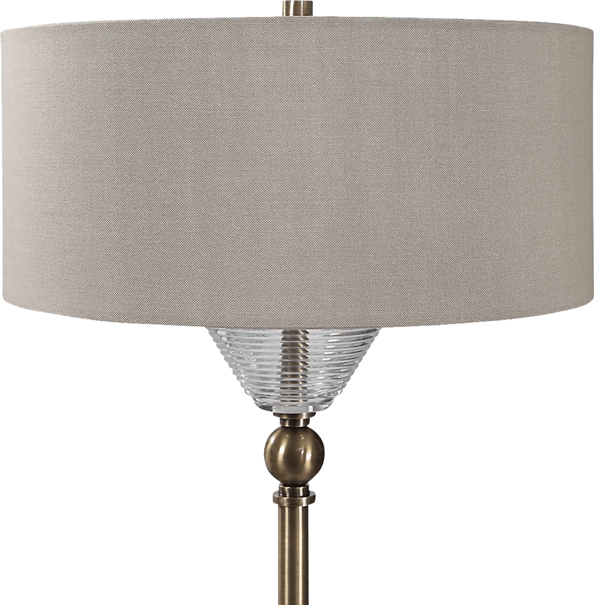 Highland Holly Brass Floor Lamp - Image 2