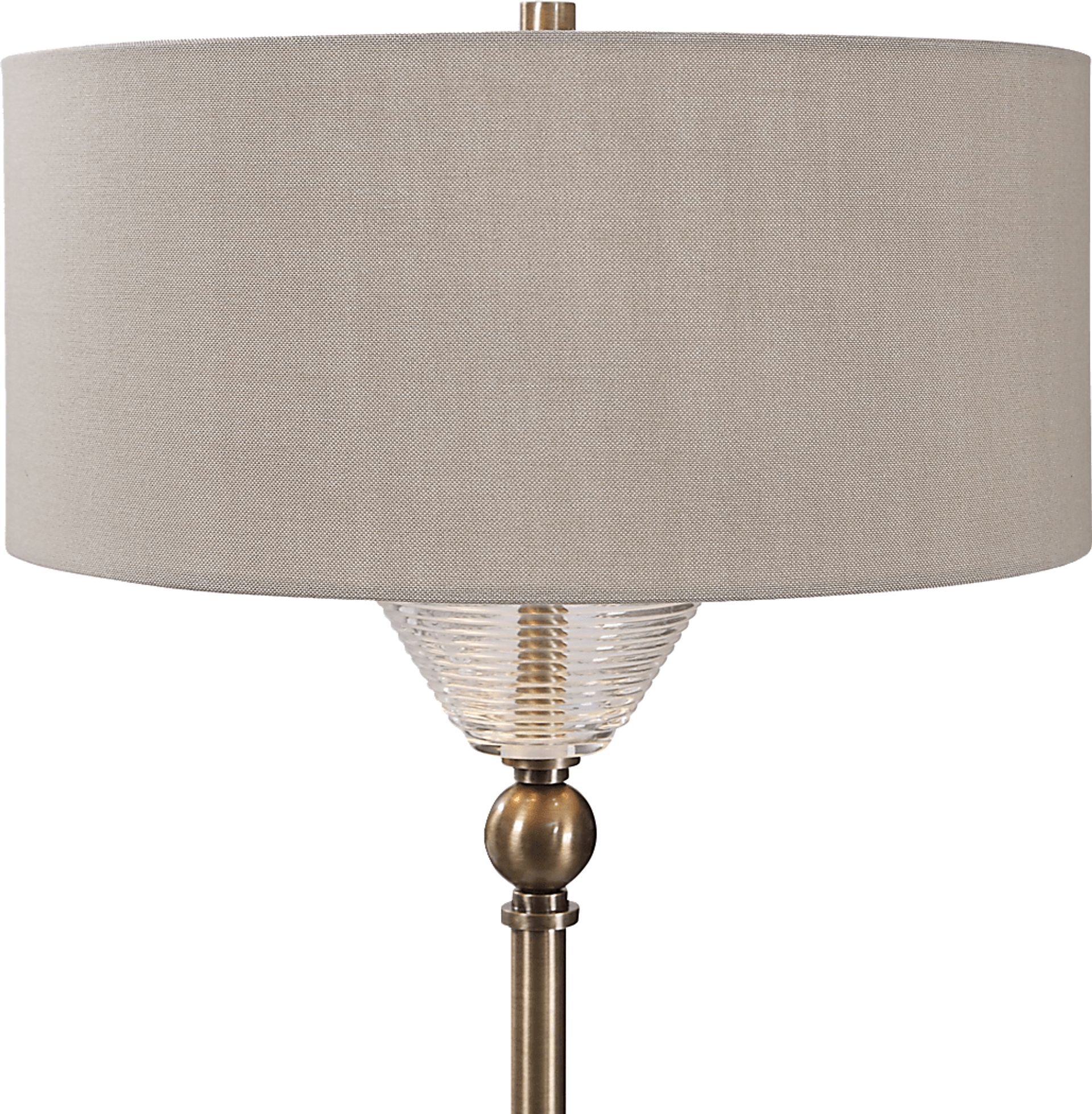 Highland Holly Brass Floor Lamp - Image 3