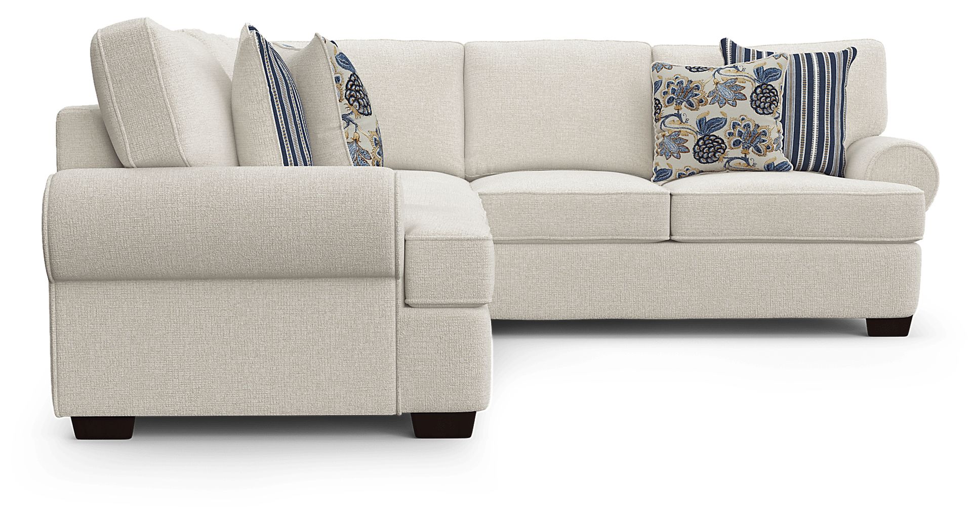 Highland Lakes Beige 2 Pc Sleeper Sectional - Image 4