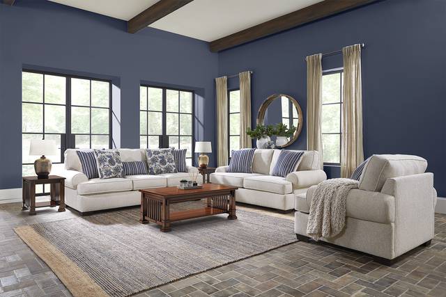 Highland Lakes Beige 7 Pc Living Room - Thumbnail - Image 1