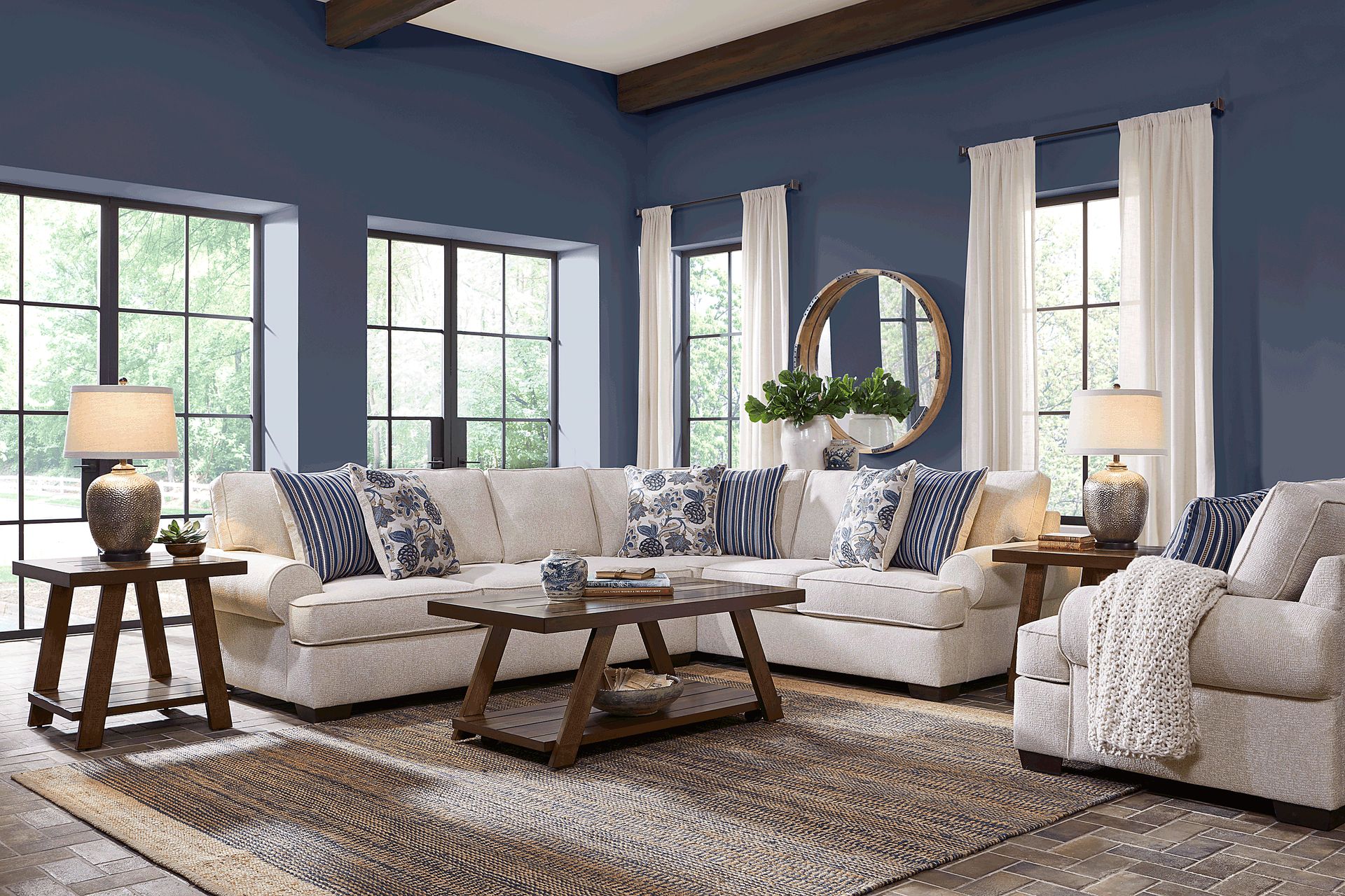Highland Lakes Beige 8 Pc Living Room - Image 1