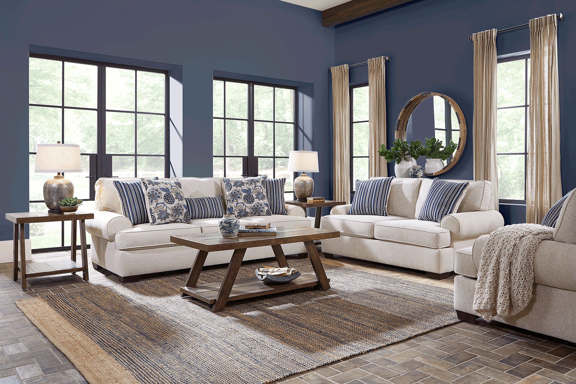 Highland Lakes Beige 8 Pc Living Room - Image 1