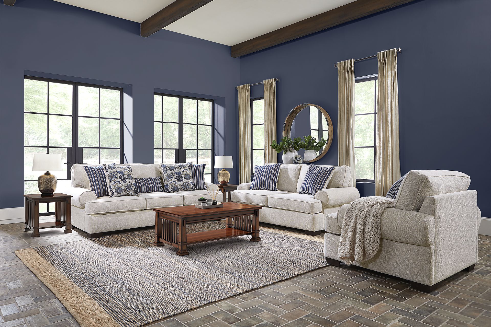 Highland Lakes Beige 8 Pc Living Room - Image 1