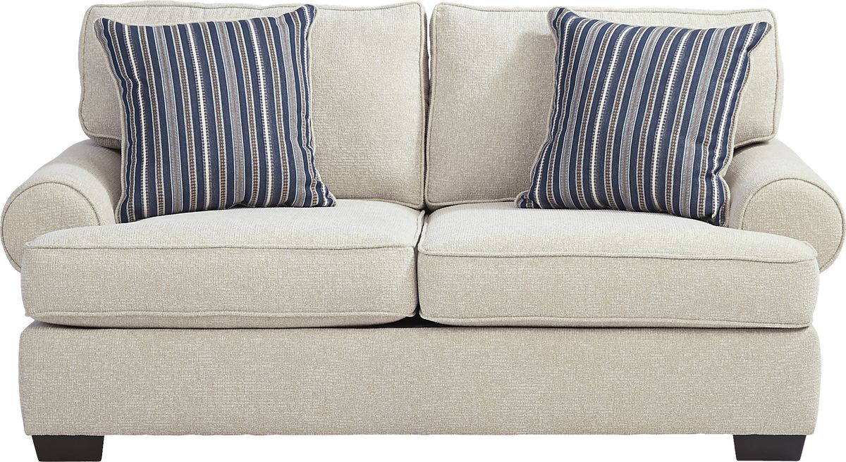 Highland Lakes 8 Pc Beige Polyester Fabric Living Room Set With Sofa Loveseat Chair 3 Pc Table Set Lamp
