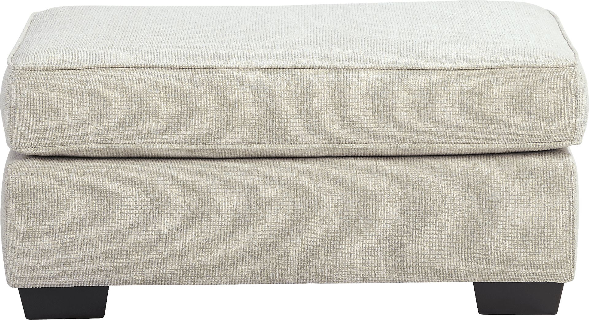 Highland Lakes Beige Ottoman - Image 2