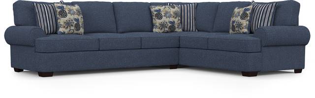 Highland Lakes Blue 2 Pc Sectional - Thumbnail - Image 1
