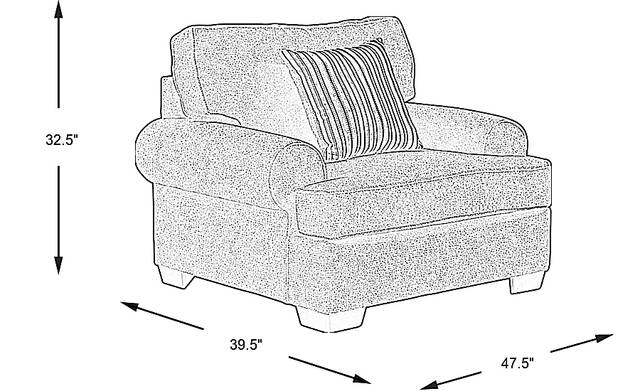 Dimension Image. Please refer to the Dimension Tab on this page for dimension details.