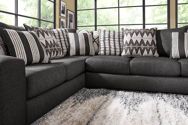 Highland Square Black 2 Pc Sectional - Thumbnail - Image 4