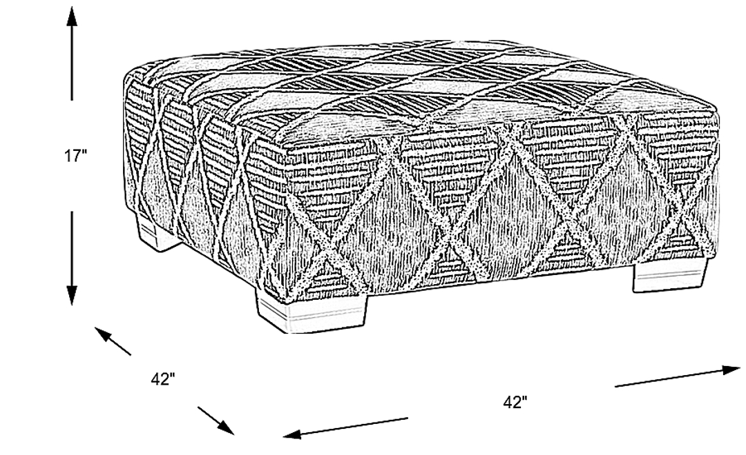 Highland Square Ottoman