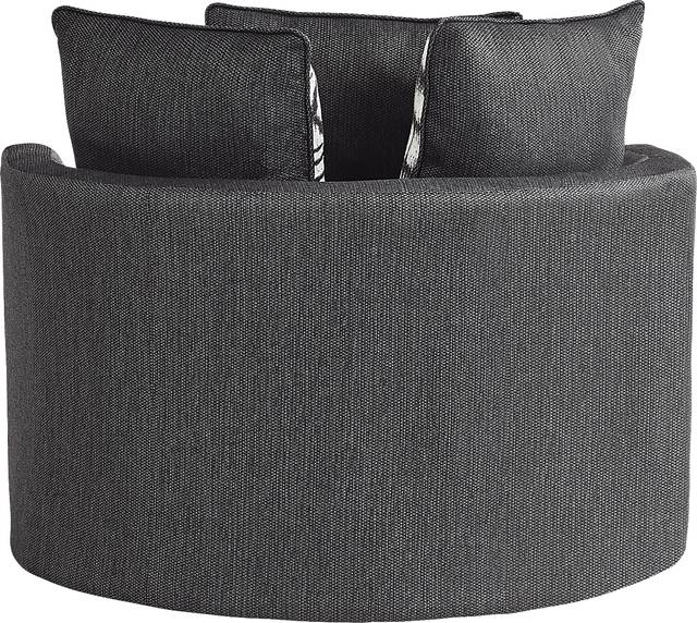 Highland Square Black 6 Pc Sectional Living Room - Thumbnail - Image 9
