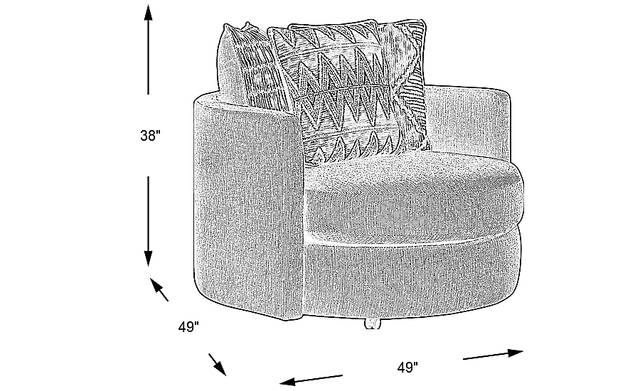 Dimension Image. Please refer to the Dimension Tab on this page for dimension details.