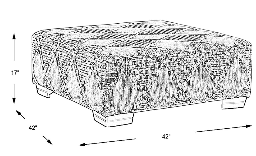 Highland Square Ottoman