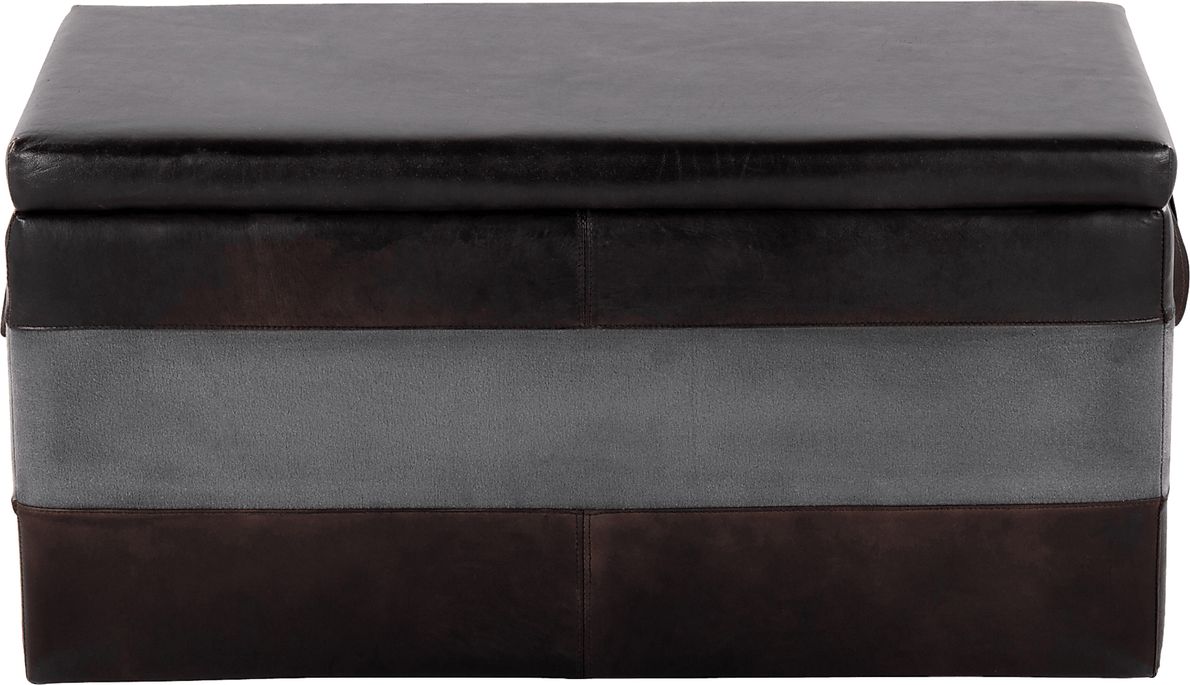 Highlandia Black Storage Bench