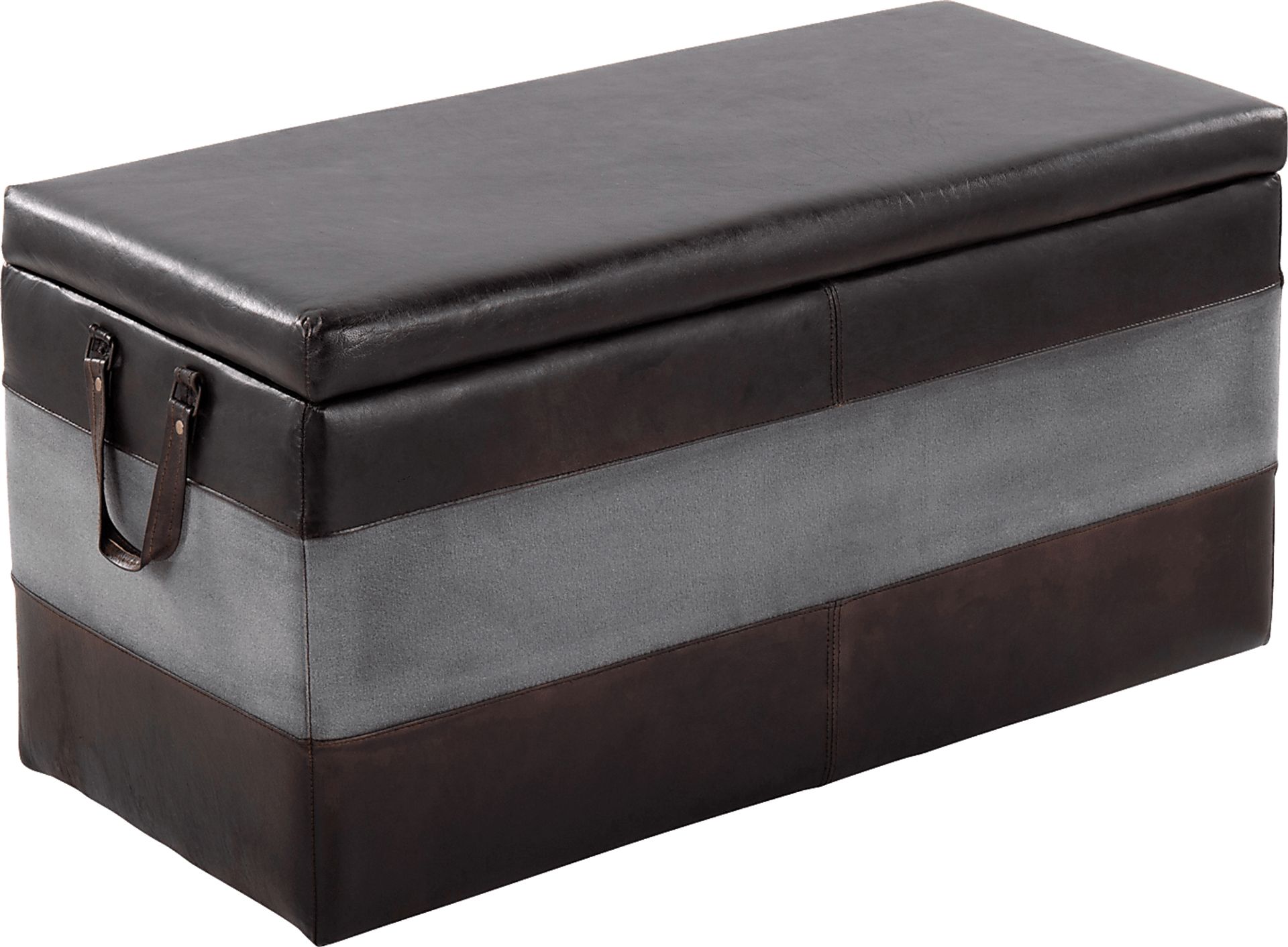 Highlandia Black Storage Bench - Image 1