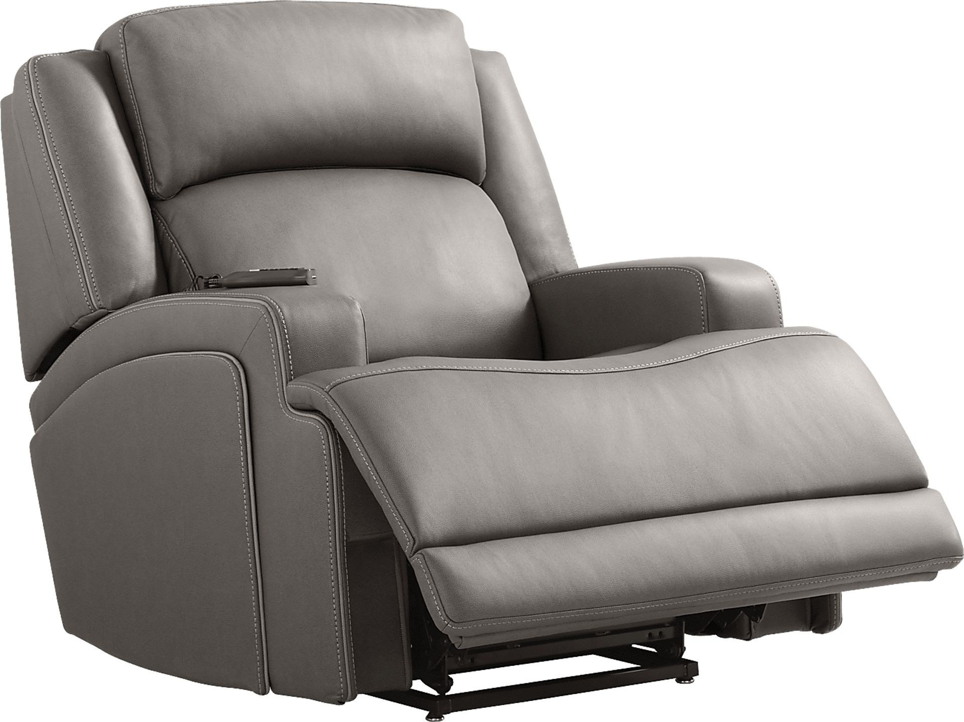 Lift Off by Shaquille O'Neal Home Charcoal Dual Power Lift Recliner - Image 2