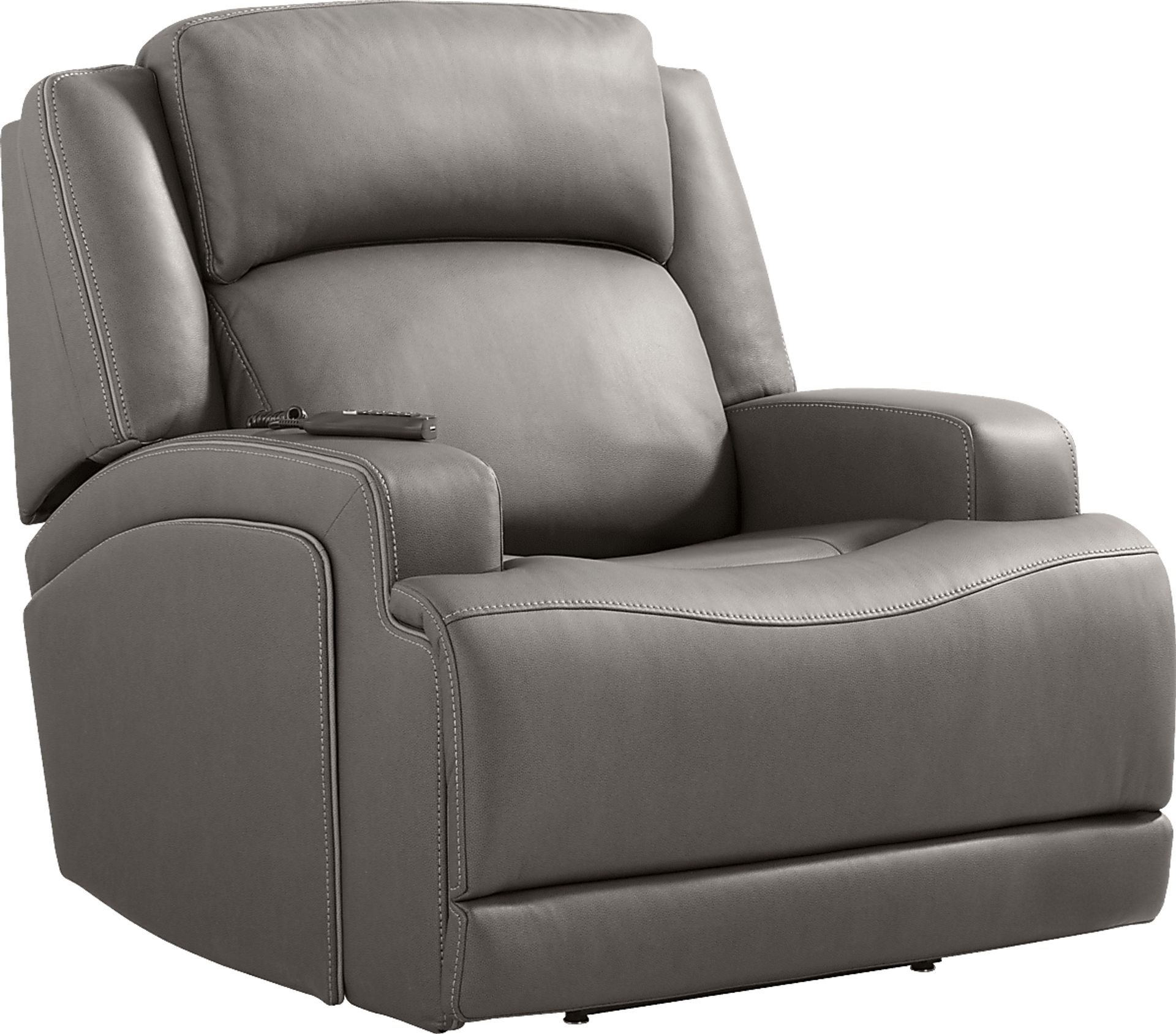 Lift Off by Shaquille O'Neal Home Charcoal Dual Power Lift Recliner - Image 1