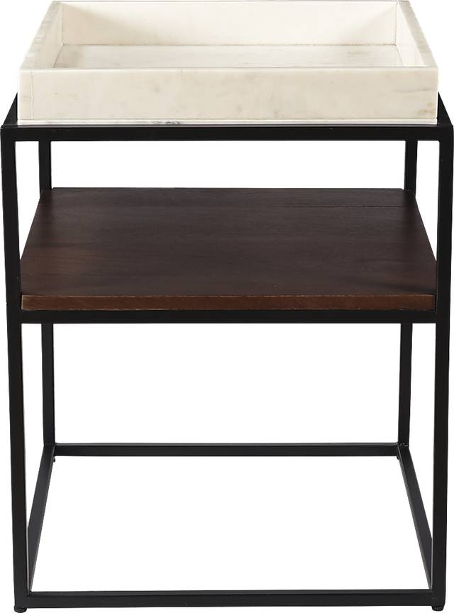 Highmeadow White Accent Table - Thumbnail - Image 2