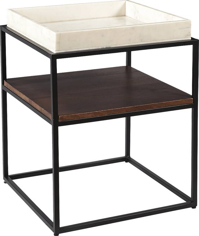 Highmeadow White Accent Table - Thumbnail - Image 1