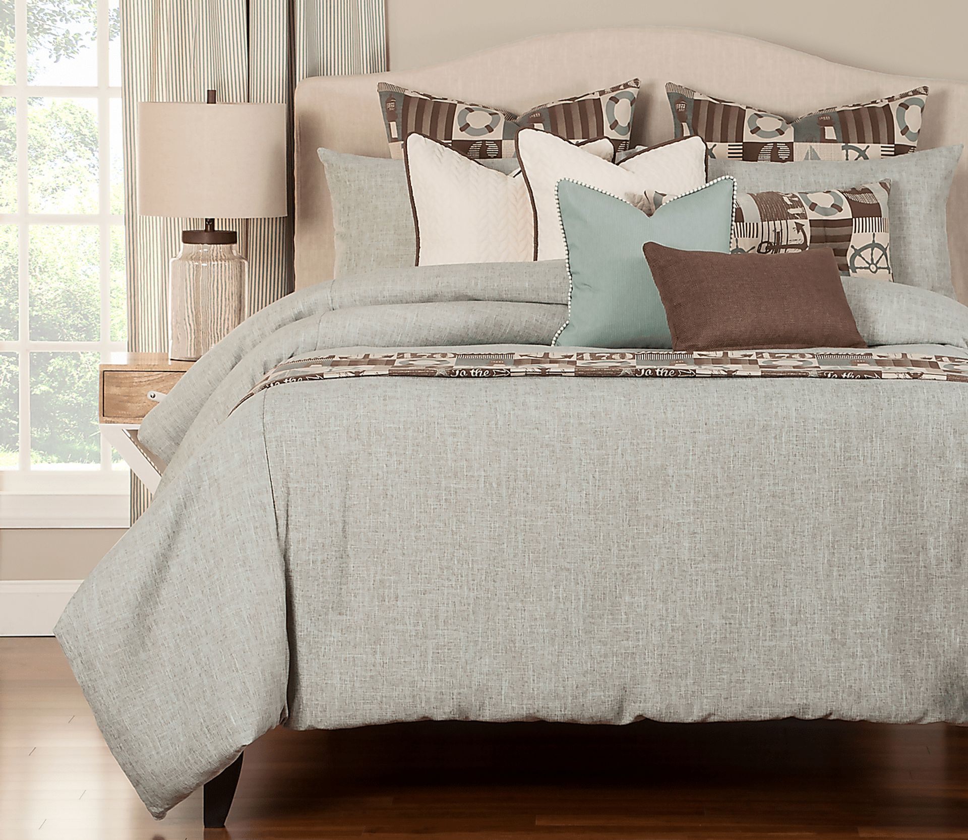 Hightown Loft Blue 12 Pc King Duvet - Image 1