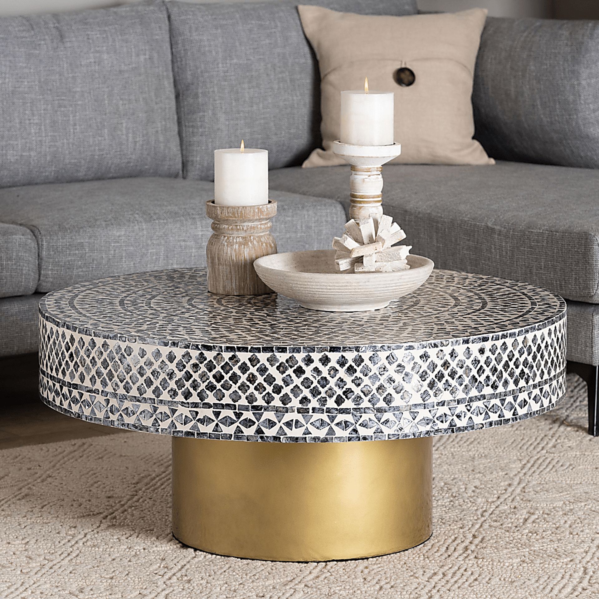 Hildrethy Gold Cocktail Table - Image 2