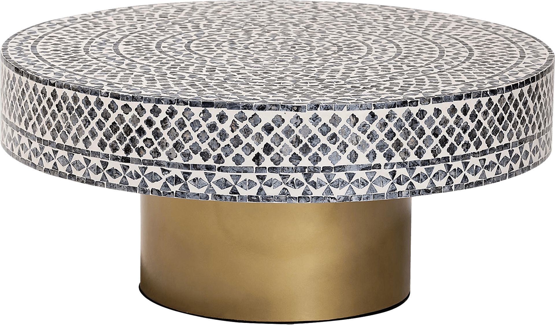 Hildrethy Gold Cocktail Table - Image 1