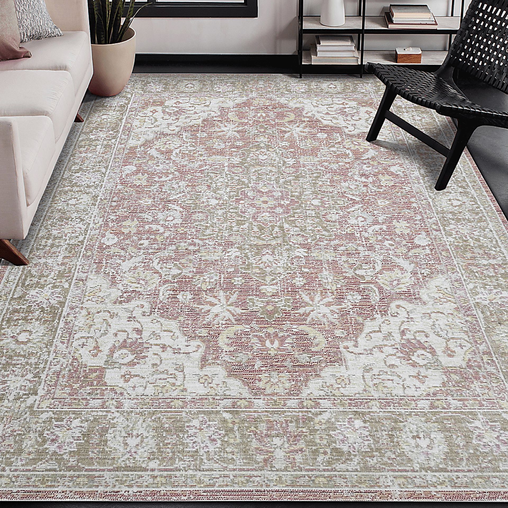 Hilko Pink 5'3 x 7'3 Rug - Image 2