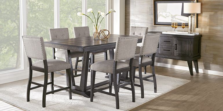Full Dining Room Sets Table Chair, High Kitchen Table Set