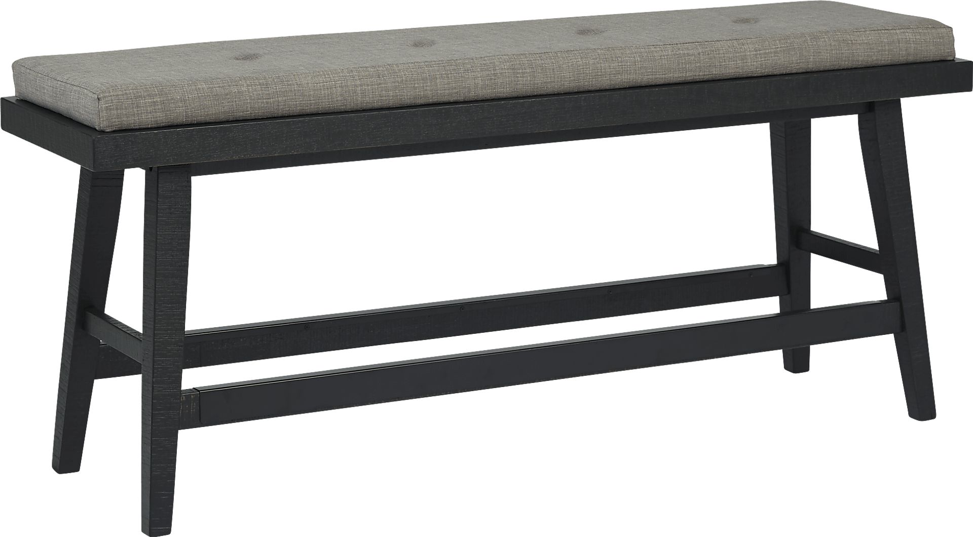 Hill Creek Black Counter Height Bench - Image 1