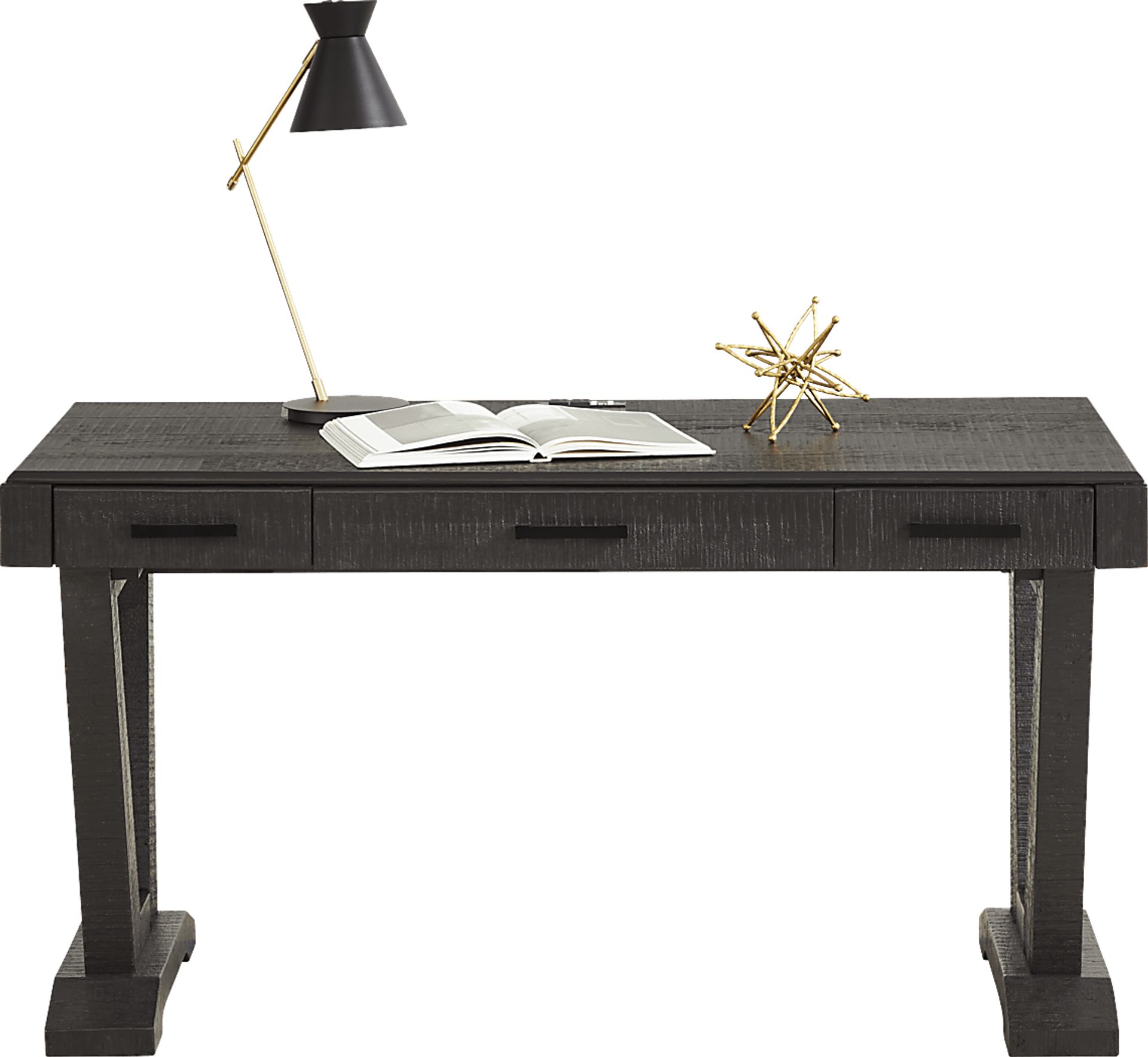 Hill Creek Black Desk - Image 3