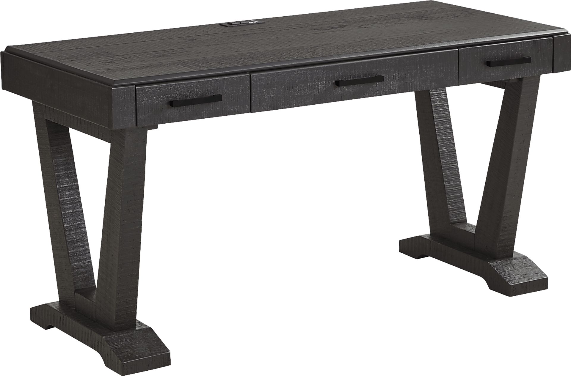 Hill Creek Black Desk - Image 1