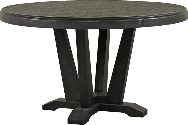 Hill Creek Black 5 Pc Round Dining Room - Thumbnail - Image 2