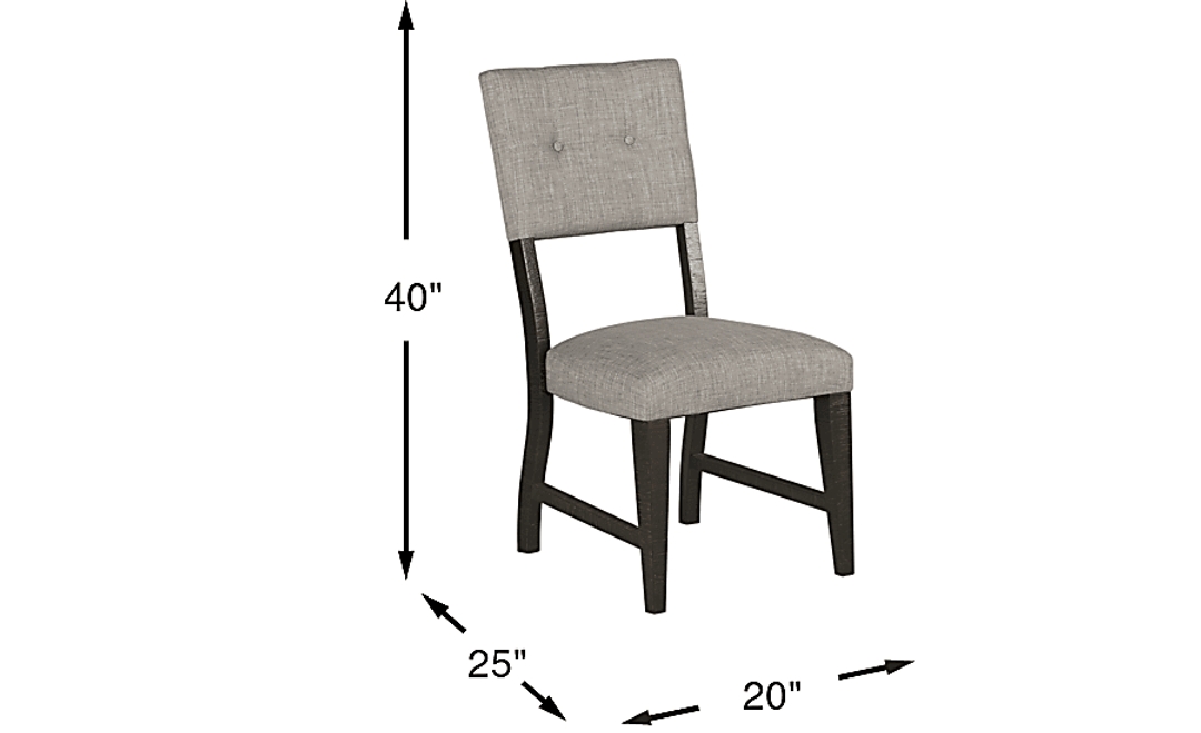 Hill Creek Black Side Chair