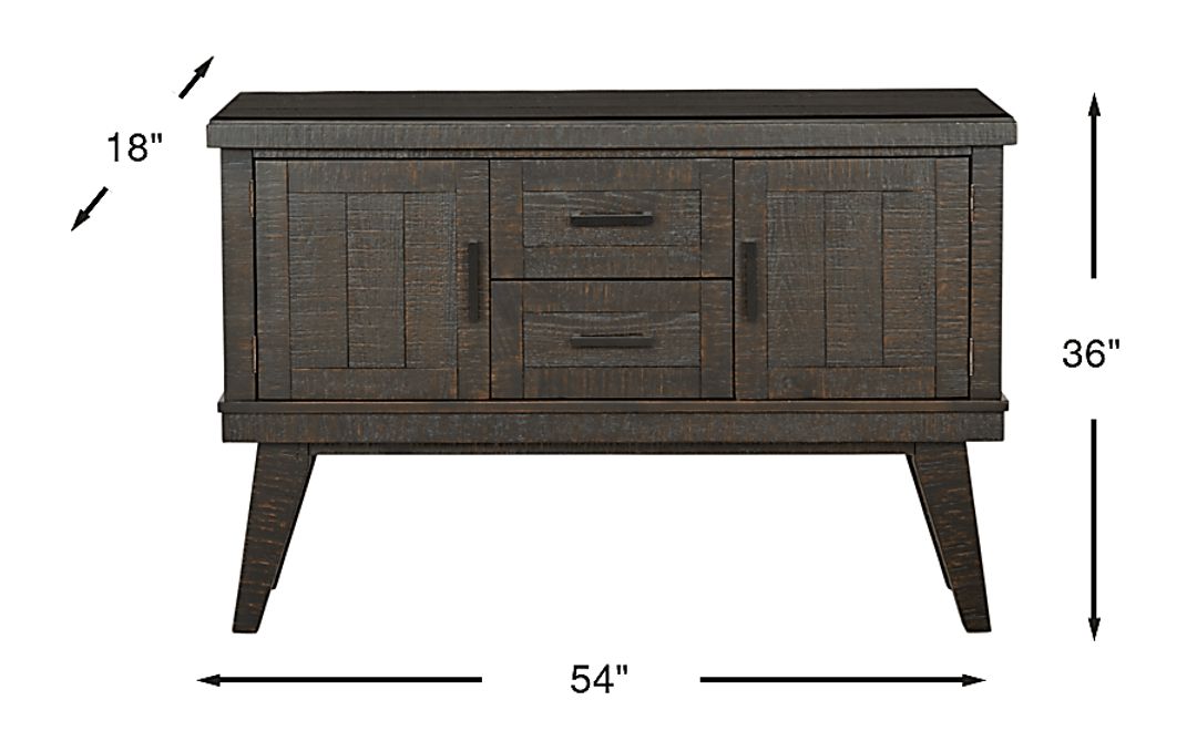 Hill Creek Black Sideboard
