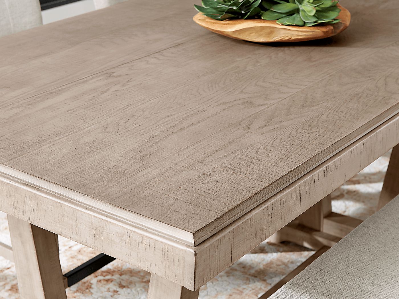 Hill Creek Natural Rectangle Counter Height Dining Table