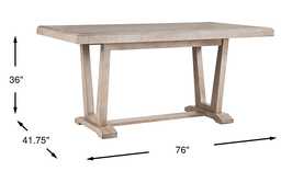 Hill Creek Natural Light Wood Counter Height Dining Table | Rooms to Go