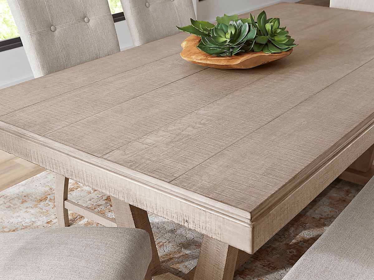 Spring Creek Dining Table with Extension Leaf Natural Walnut