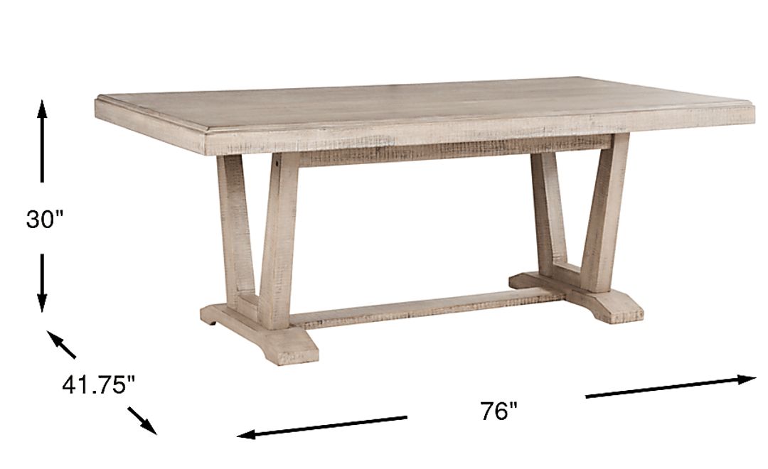 Hill Creek Natural Rectangle Dining Table