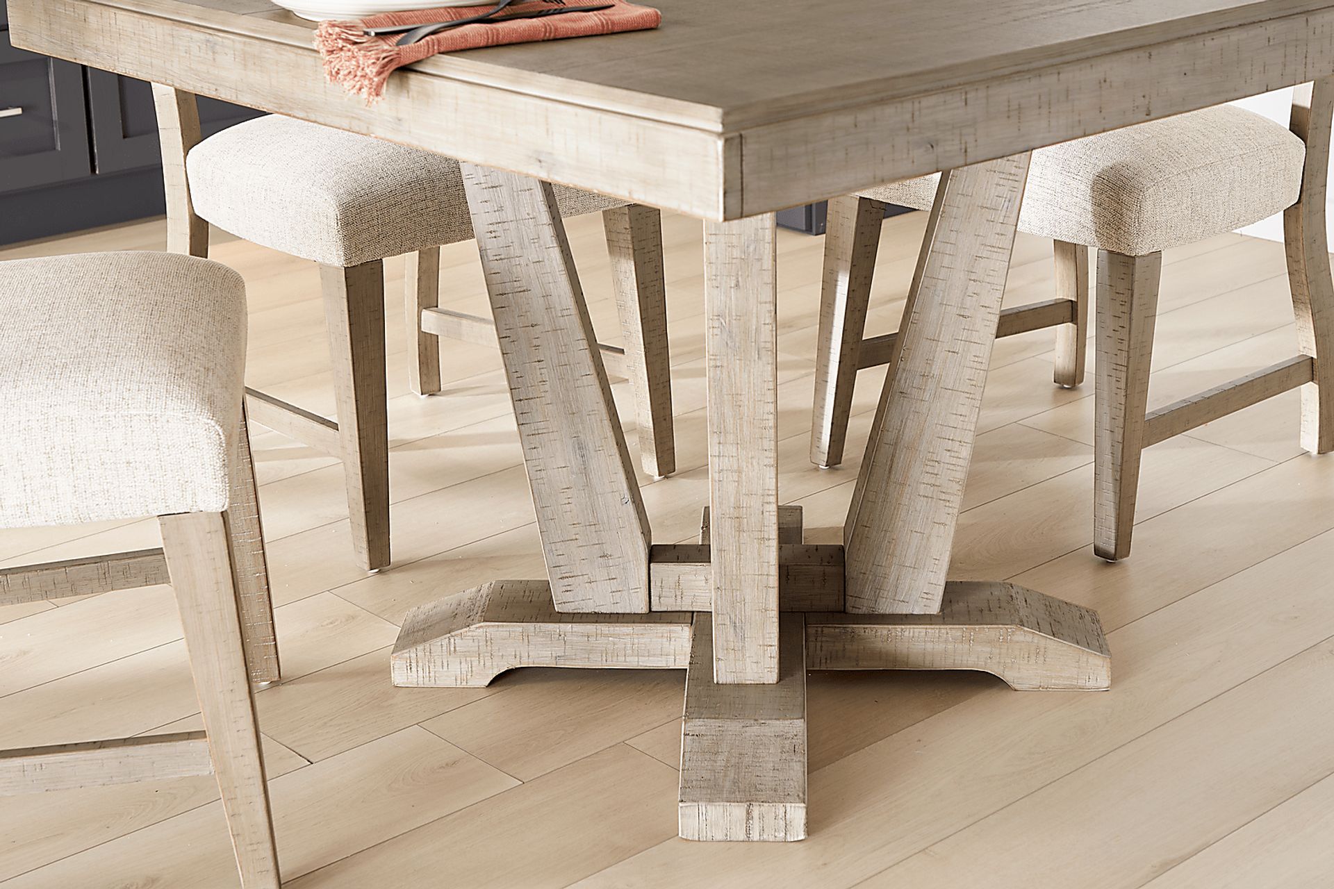 Hill Creek Natural Square Dining Table - Image 3
