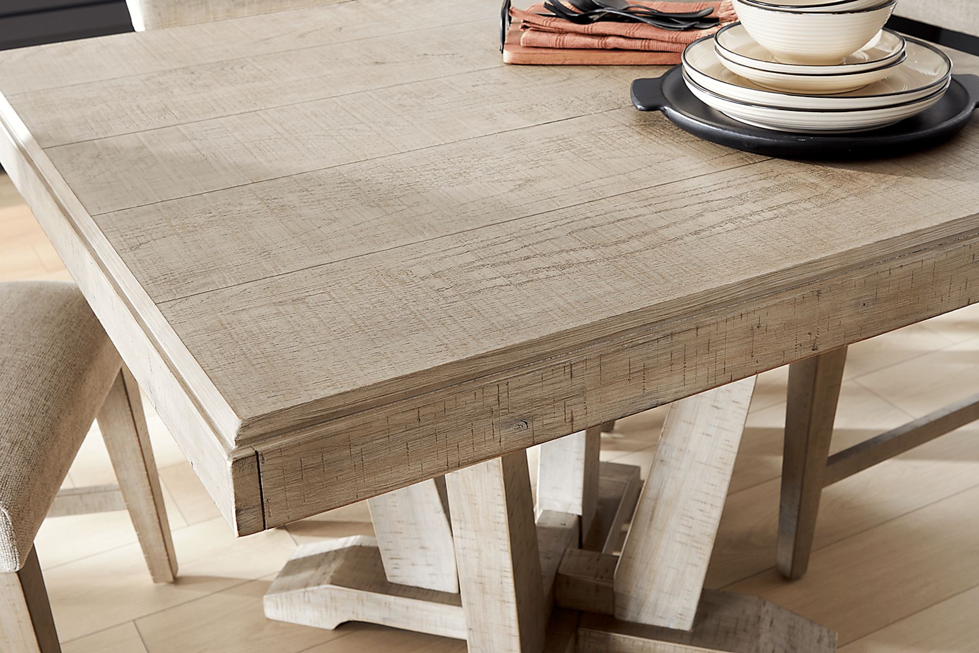 Hill Creek Natural Square Dining Table - Image 4