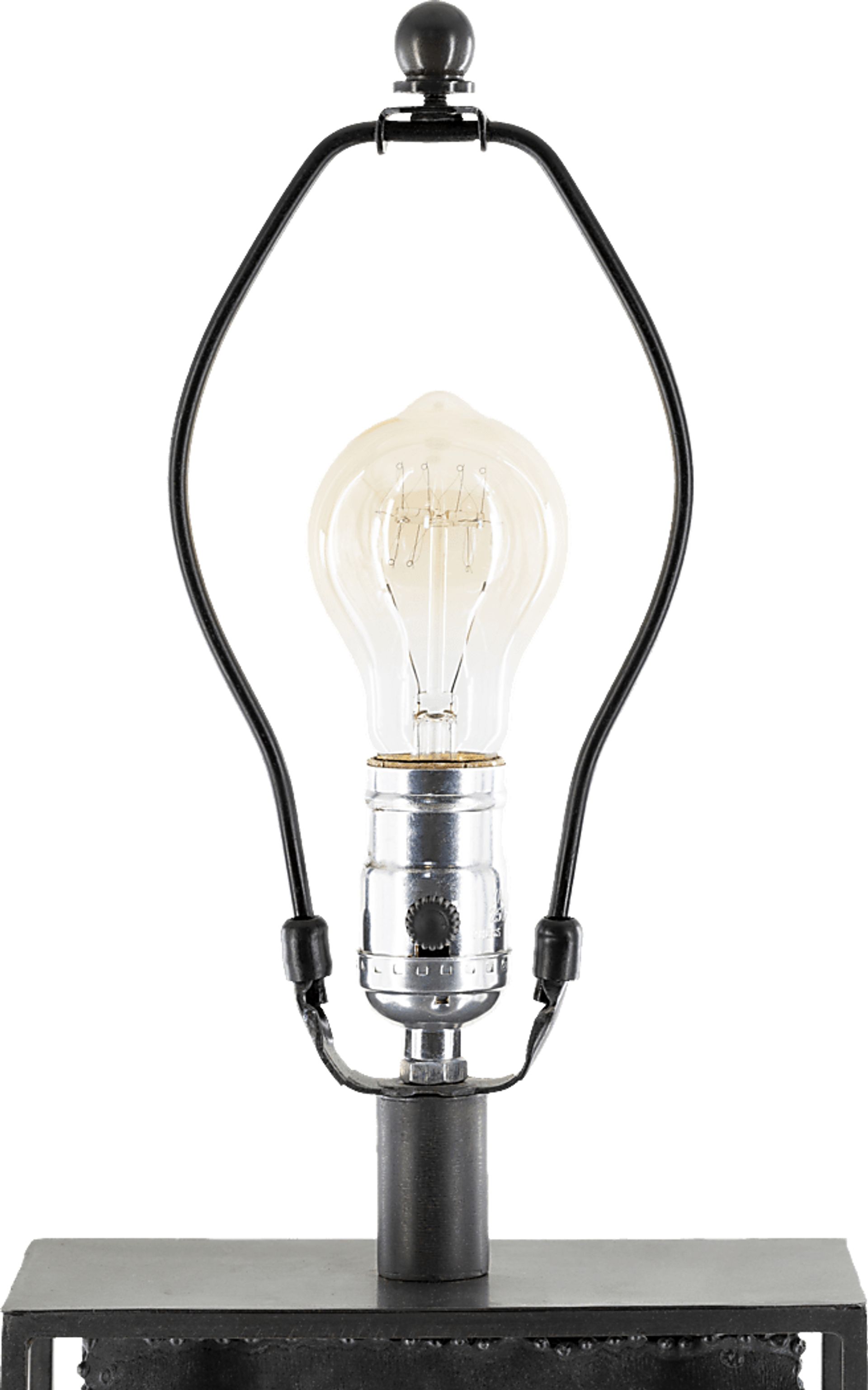 Hill Lane Black Lamp - Image 2