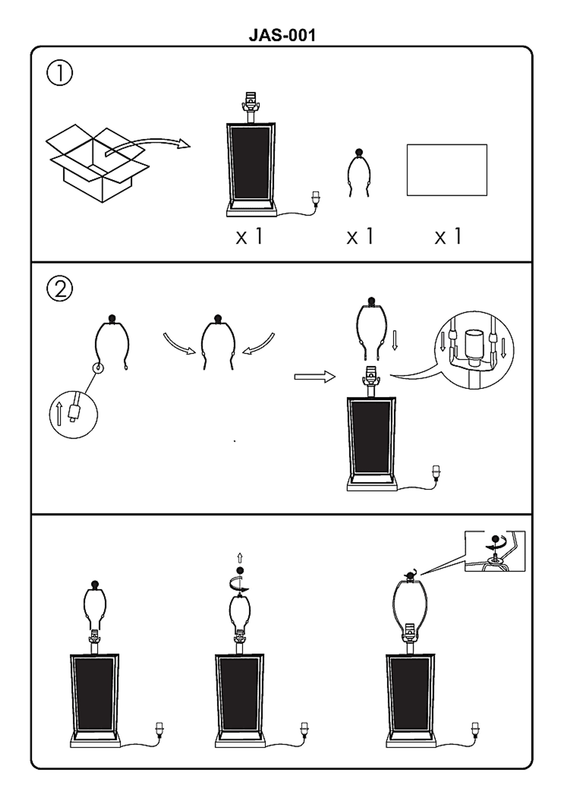 Hill Lane Black Lamp - Image 7