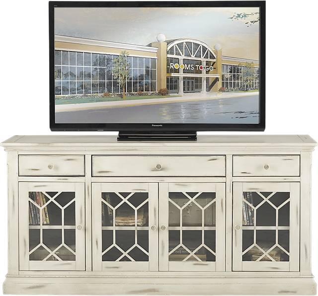 Hill Town White 65 in. Console - Thumbnail - Image 1