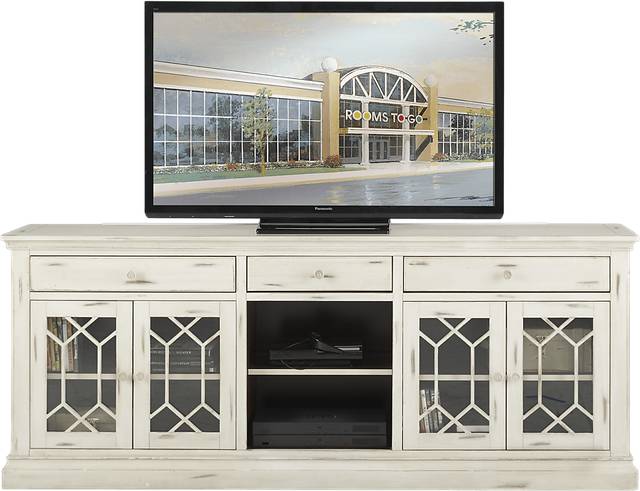 Hill Town White 80 in. Console - Thumbnail - Image 1