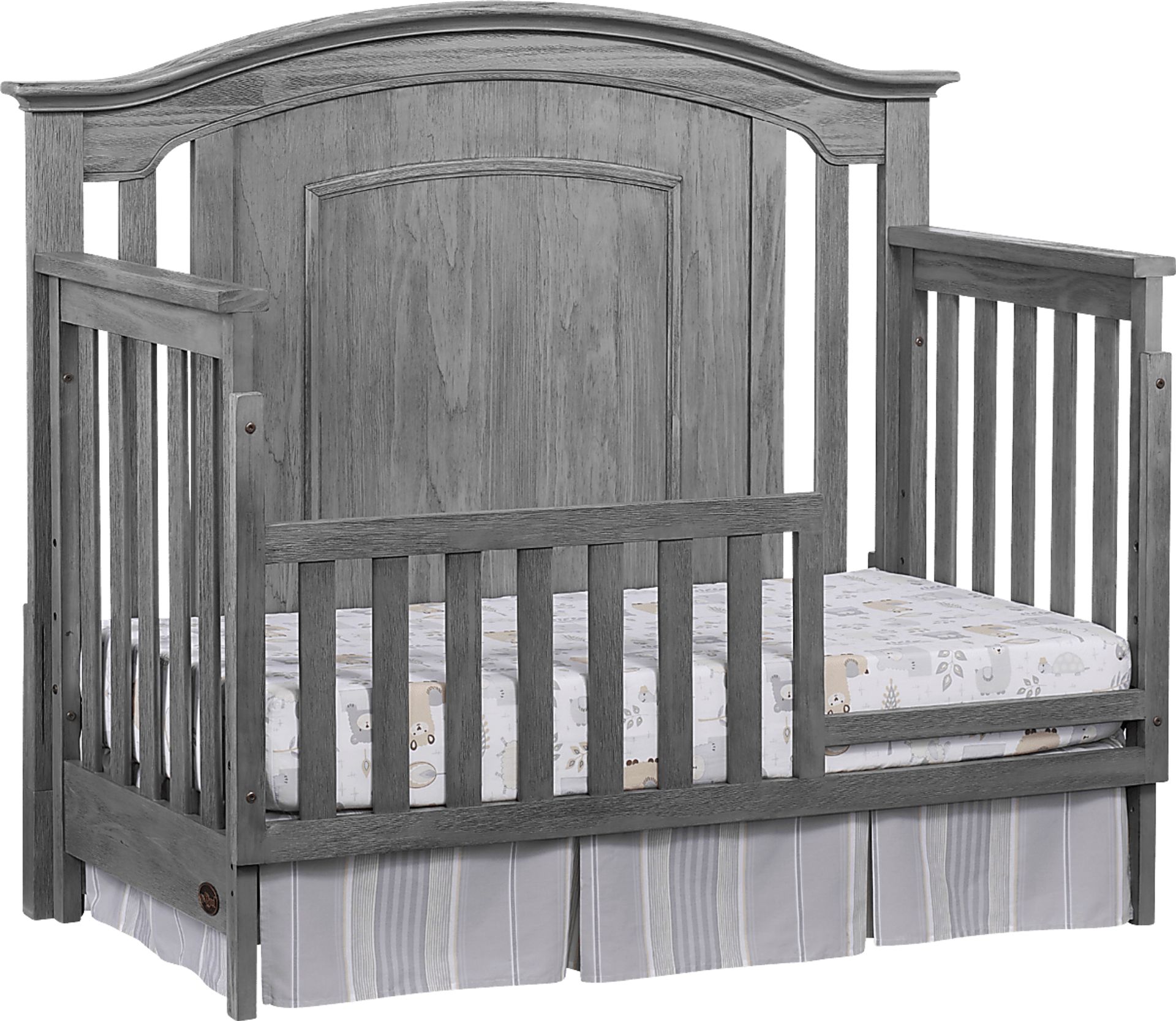 Hillford Gray Convertible Crib - Image 3