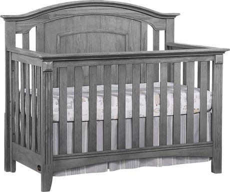 Hillford Gray Convertible Crib