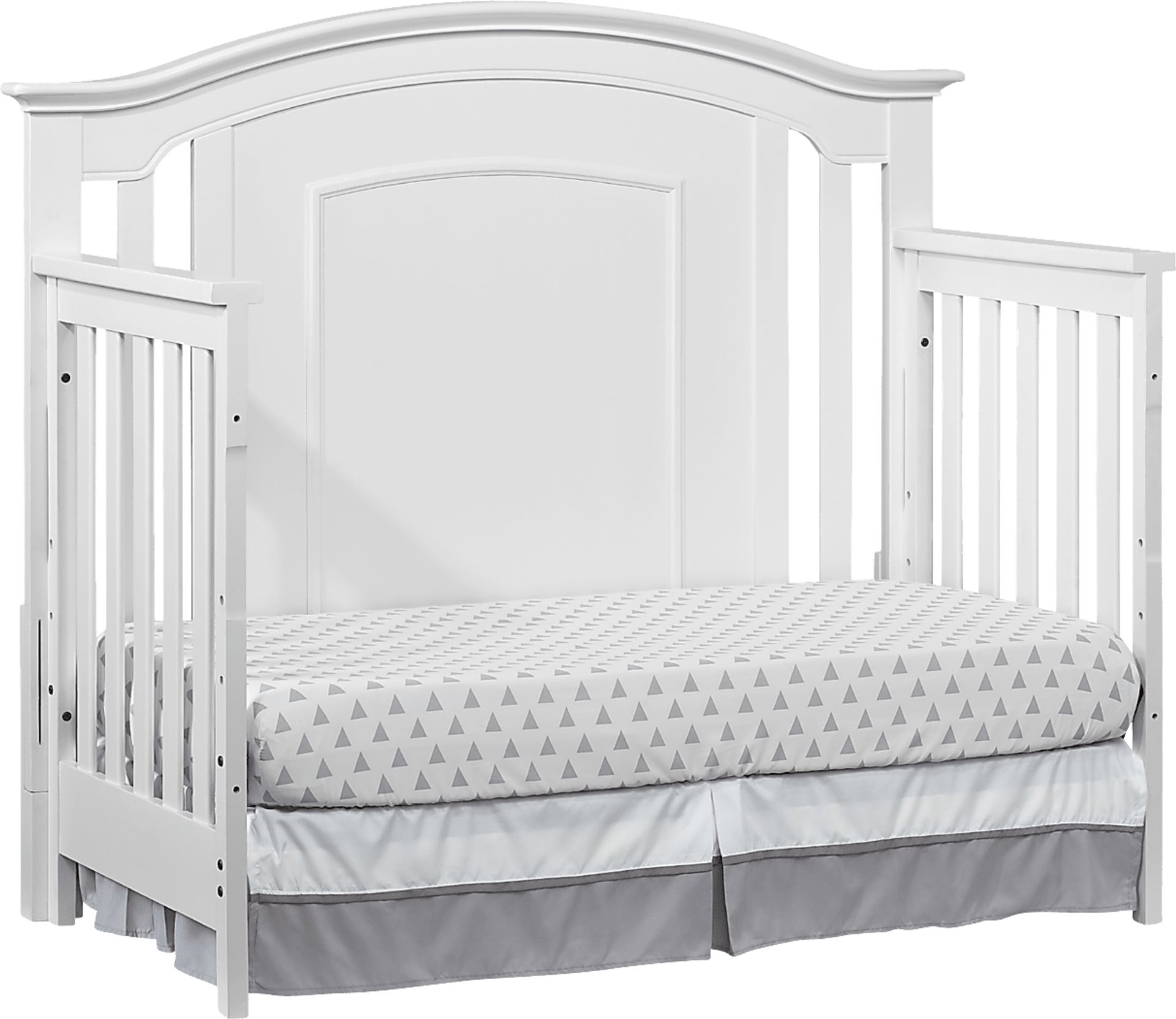 Hillford White Convertible Crib - Image 3