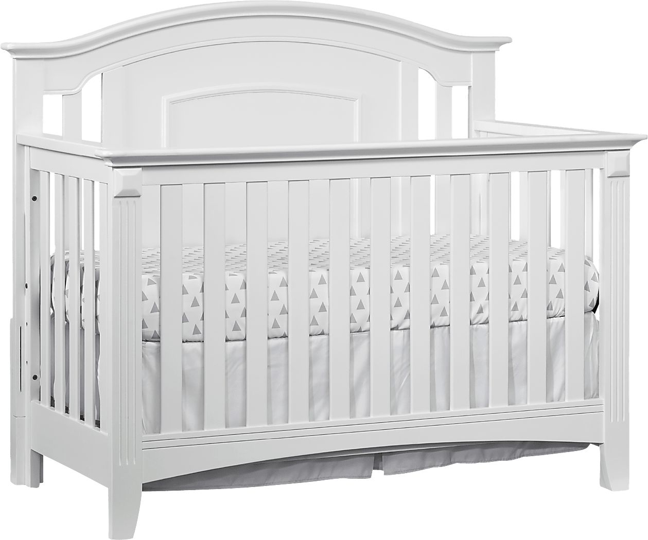 Hillford White Convertible Crib