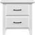 Hillford White Nightstand