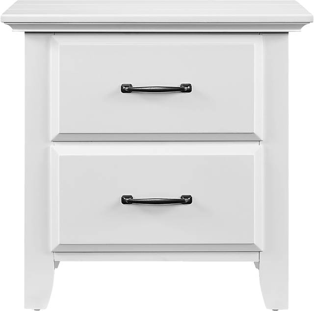 Hillford White Nightstand - Thumbnail - Image 2